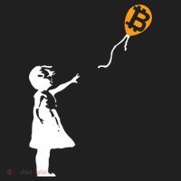 Bitcoin Balloon Cryptocurrency Women's Sweatshirt thumb 2
