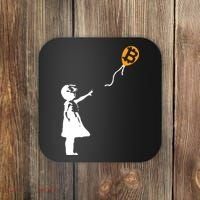 Bitcoin Balloon Cryptocurrency Coaster thumb 0