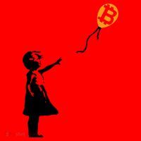 Bitcoin Balloon Cryptocurrency Santa Hat thumb 1