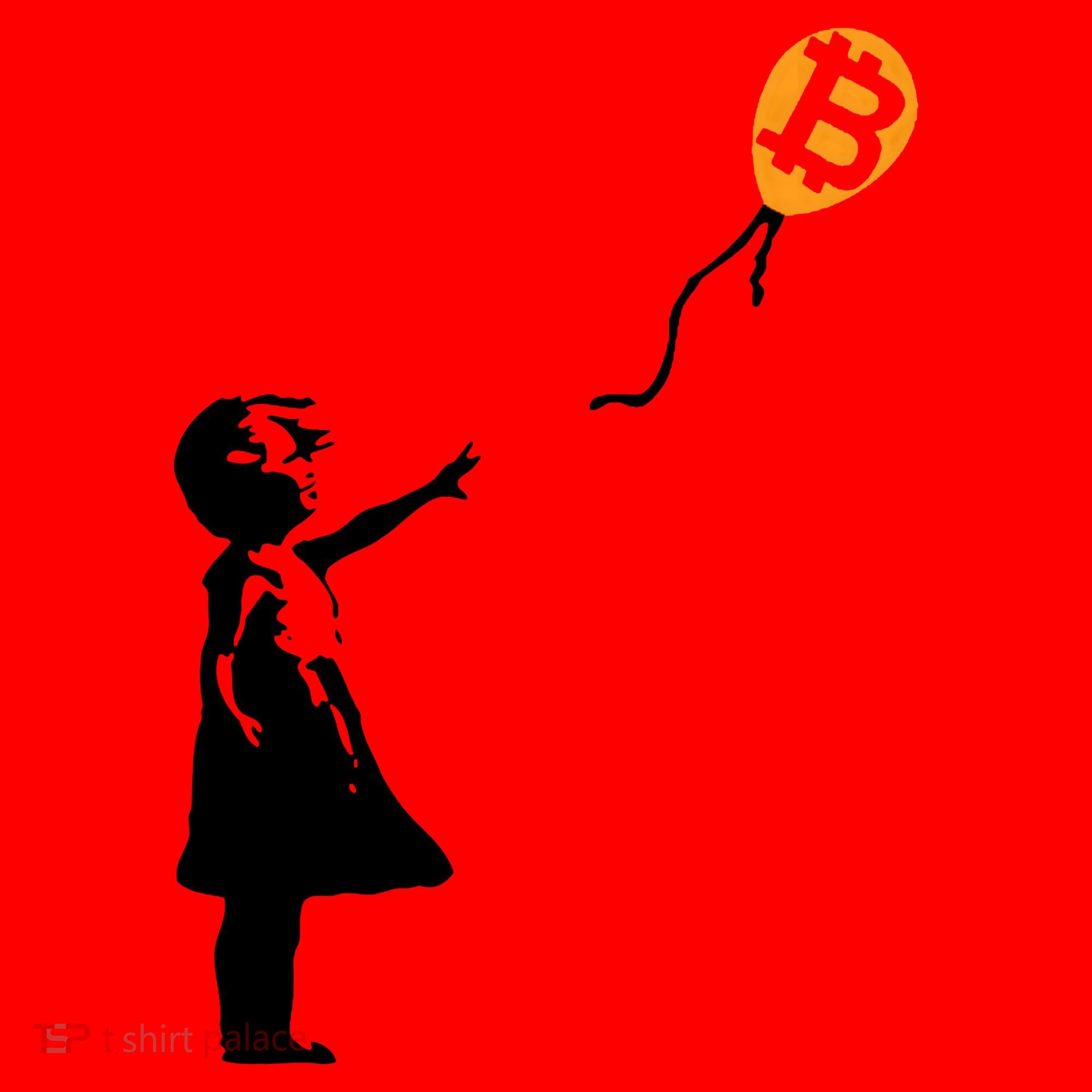 Bitcoin Balloon Cryptocurrency Santa Hat