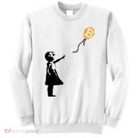 Bitcoin Balloon Cryptocurrency Sweatshirt thumb 0
