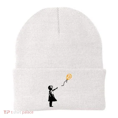 Bitcoin Balloon Cryptocurrency Beanie
