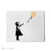 Bitcoin Balloon Cryptocurrency Mousepad thumb 0