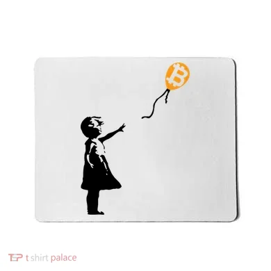 Bitcoin Balloon Cryptocurrency Mousepad
