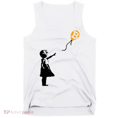 Bitcoin Balloon Cryptocurrency Tank Top