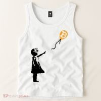 Bitcoin Balloon Cryptocurrency Tank Top thumb 2
