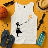 Bitcoin Balloon Cryptocurrency Tank Top thumb 4