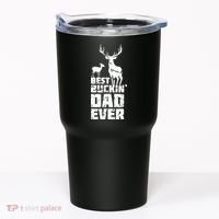 Best Buckin Dad Ever Gift Deer Hunting Father Tumbler thumb 0