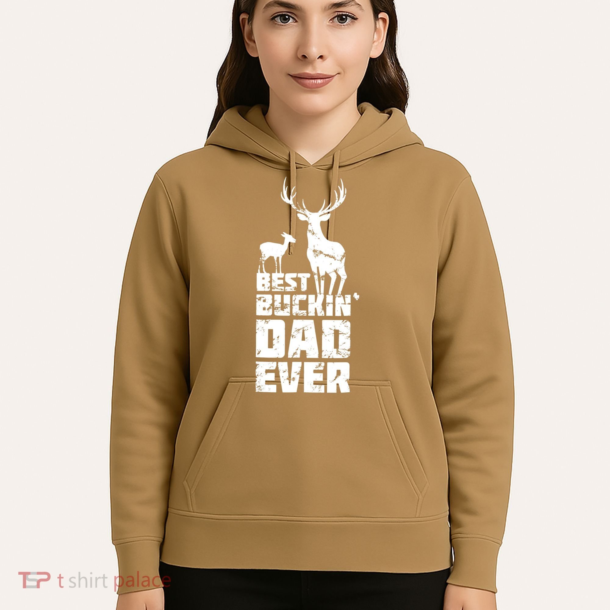 Best Buckin Dad Ever Gift Deer Hunting Father Hoodie