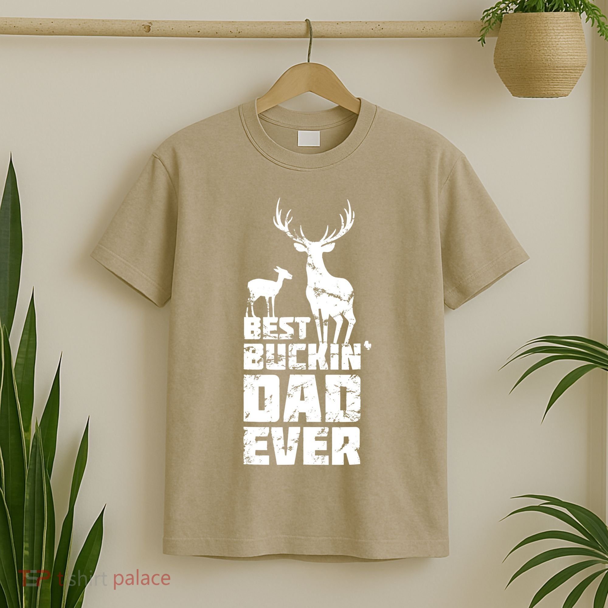 Best Buckin Dad Ever Gift Deer Hunting Father T-Shirt