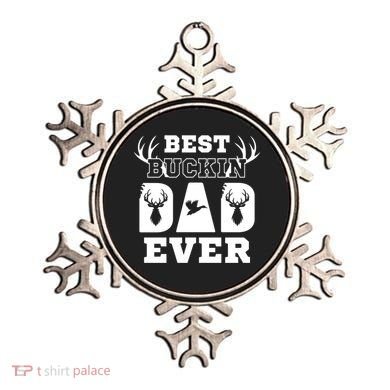 Best Buckin Dad Ever Funny Hunters Hunting Dads Fathers Meaningful Gift Ornament