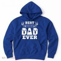 Best Buckin Dad Ever Funny Hunters Hunting Dads Fathers Meaningful Gift Hoodie thumb 0