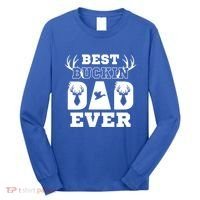 Best Buckin Dad Ever Funny Hunters Hunting Dads Fathers Meaningful Gift Long Sleeve Shirt thumb 0