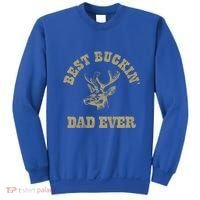 Best Buckin Dad Ever Funny Hunting Fathers Day Great Gift Sweatshirt thumb 0