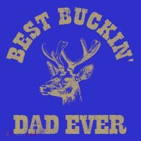 Best Buckin Dad Ever Funny Hunting Fathers Day Great Gift Mousepad thumb 1