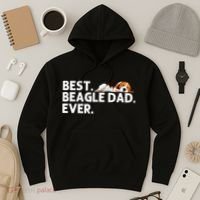 Best Beagle Dad Art For Father Beagle Dog Beagle Lover Hoodie thumb 3