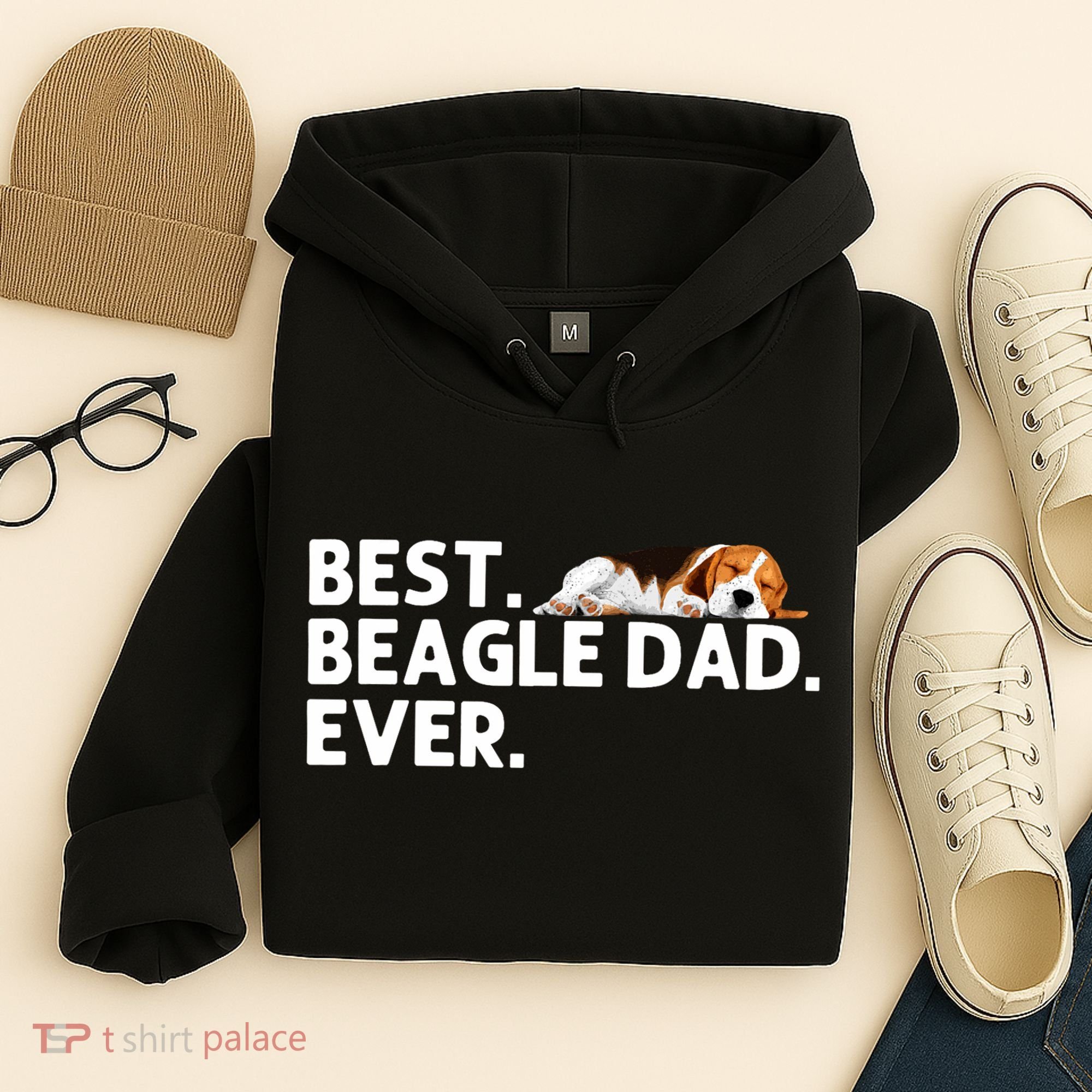 Best Beagle Dad Art For Father Beagle Dog Beagle Lover Hoodie