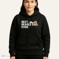 Best Beagle Dad Art For Father Beagle Dog Beagle Lover Hoodie thumb 5