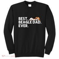Best Beagle Dad Art For Father Beagle Dog Beagle Lover Sweatshirt thumb 0