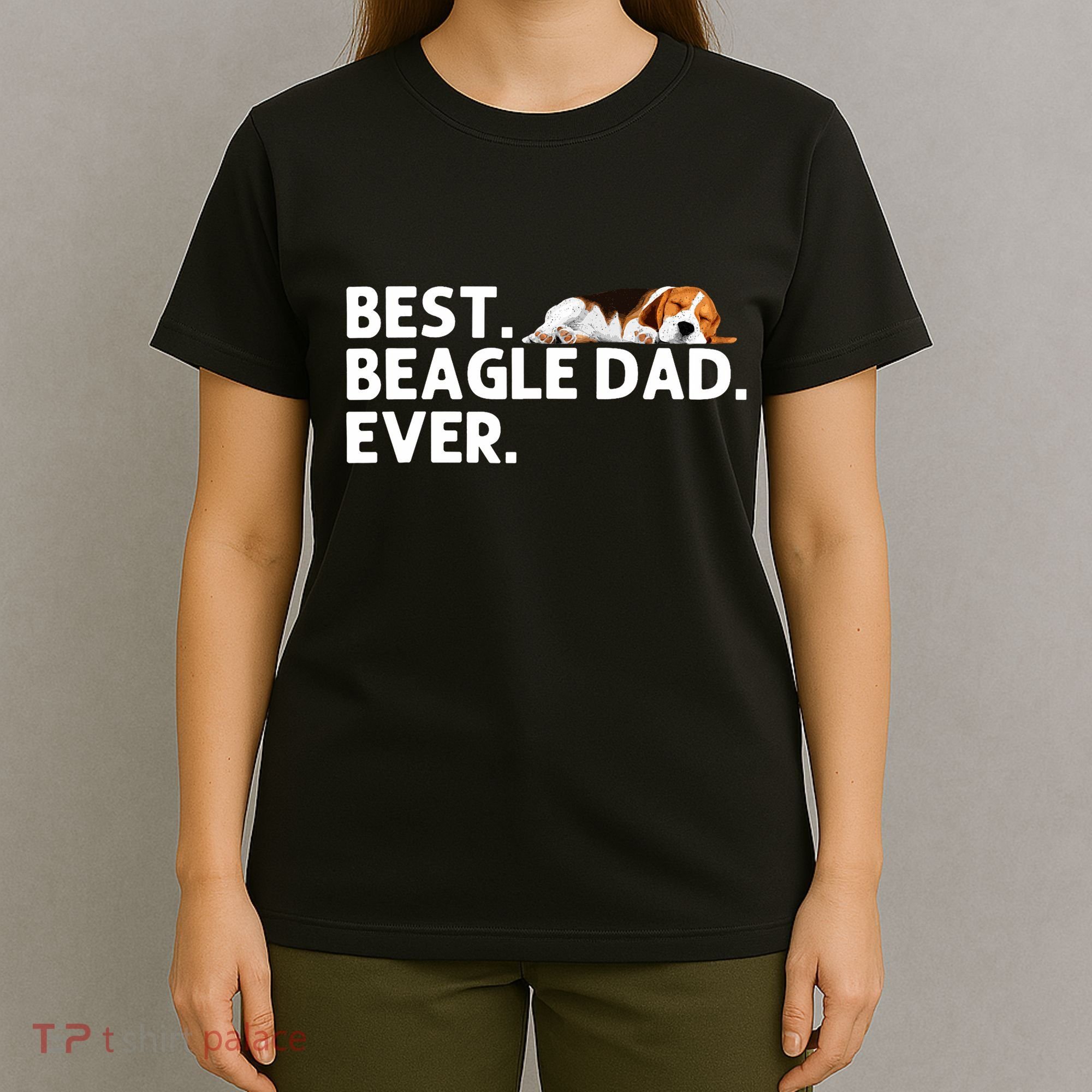 Best Beagle Dad Art For Father Beagle Dog Beagle Lover T-Shirt