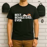 Best Beagle Dad Art For Father Beagle Dog Beagle Lover T-Shirt thumb 6