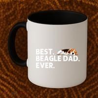 Best Beagle Dad Art For Father Beagle Dog Beagle Lover Coffee Mug thumb 2