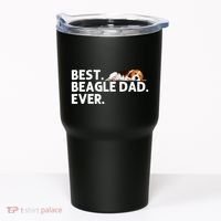 Best Beagle Dad Art For Father Beagle Dog Beagle Lover Tumbler thumb 0