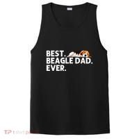 Best Beagle Dad Art For Father Beagle Dog Beagle Lover PosiCharge Competitor Tank thumb 0