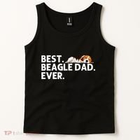 Best Beagle Dad Art For Father Beagle Dog Beagle Lover Tank Top thumb 2
