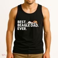 Best Beagle Dad Art For Father Beagle Dog Beagle Lover Tank Top thumb 3