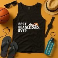 Best Beagle Dad Art For Father Beagle Dog Beagle Lover Tank Top thumb 4