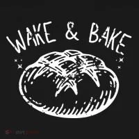 Bread Baking Disegn Sourdough Starter Wake And Bake Bucket Hat thumb 4