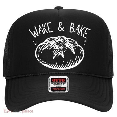 Bread Baking Disegn Sourdough Starter Wake And Bake Hat