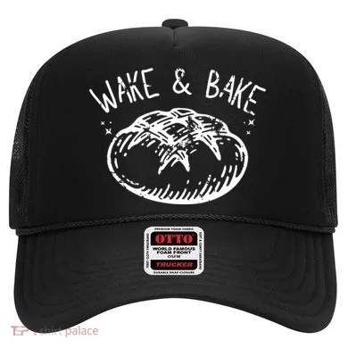 Bread Baking Disegn Sourdough Starter Wake And Bake Hat
