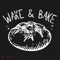 Bread Baking Disegn Sourdough Starter Wake And Bake Toddler Hoodie thumb 2