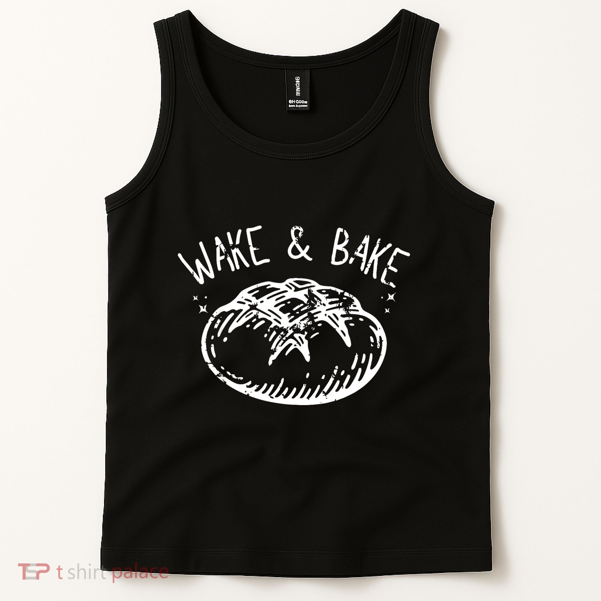 Bread Baking Disegn Sourdough Starter Wake And Bake Tank Top