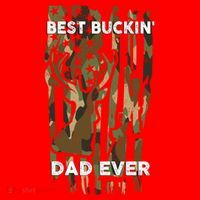 Best Buckin Dad Ever Usa Camouflage Deer Hunting Fathers Day Gift Santa Hat thumb 1