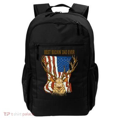 Best Buckin Dad Ever Funny Deer Father’S Day Hunting Dad Gift Backpack