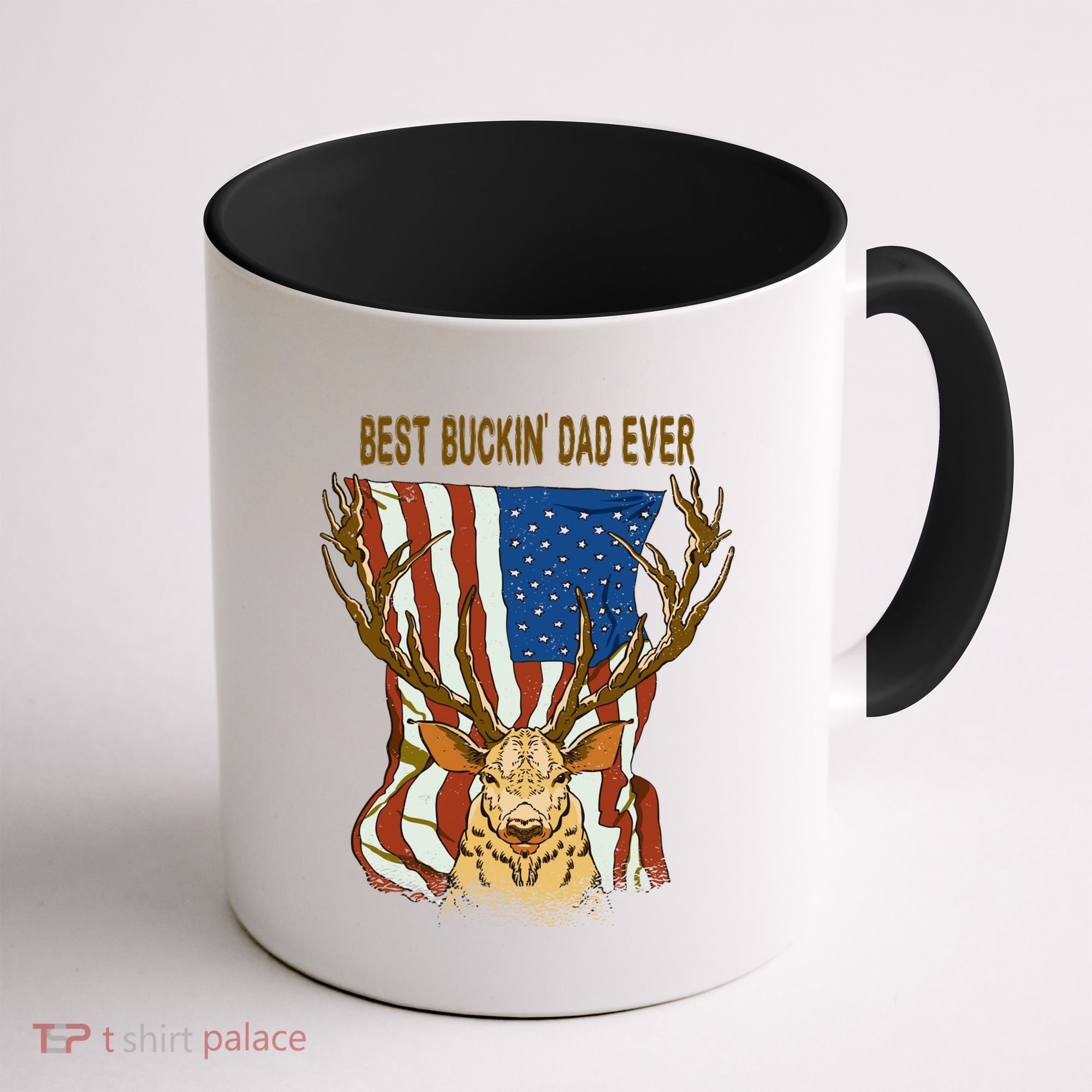 Best Buckin Dad Ever Funny Deer Father’S Day Hunting Dad Gift Coffee Mug