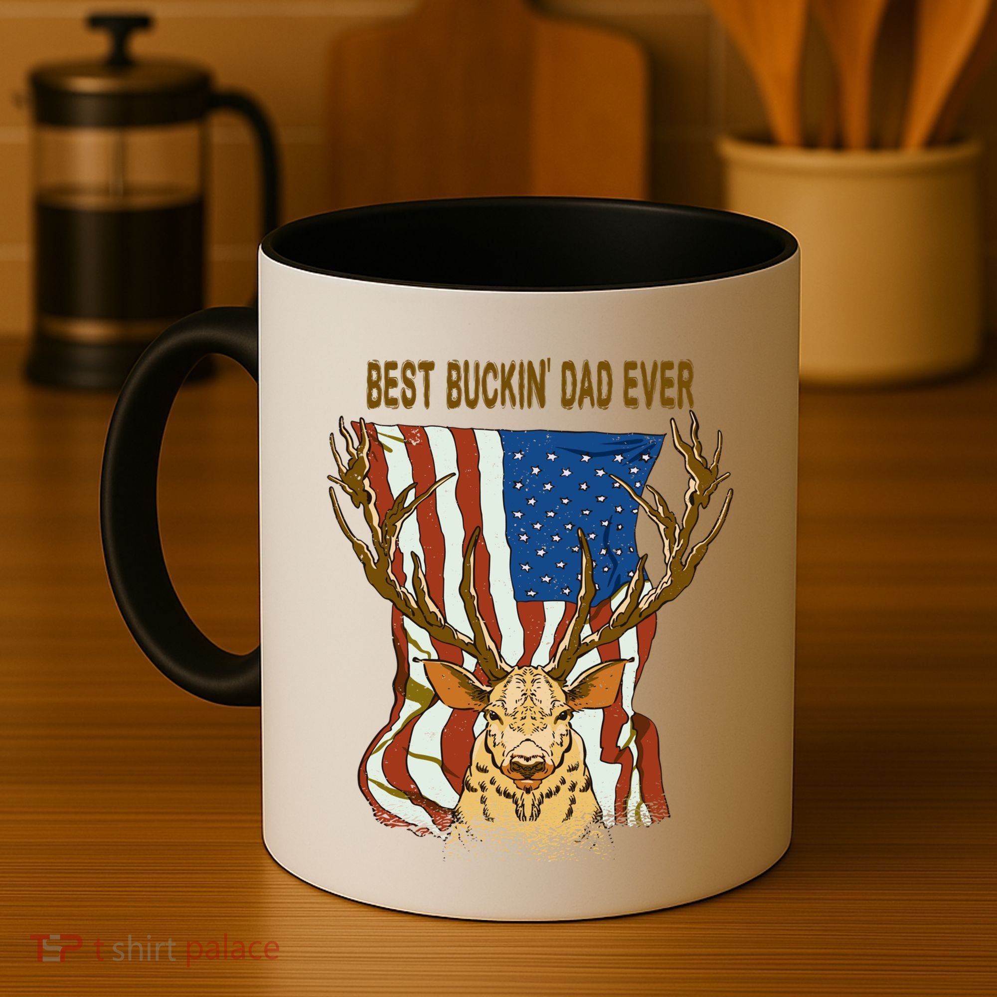 Best Buckin Dad Ever Funny Deer Father’S Day Hunting Dad Gift Coffee Mug