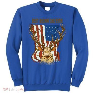 Best Buckin Dad Ever Funny Deer Father’S Day Hunting Dad Gift Sweatshirt