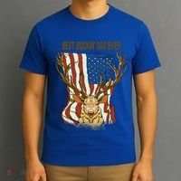 Best Buckin Dad Ever Funny Deer Father’S Day Hunting Dad Gift T-Shirt thumb 3