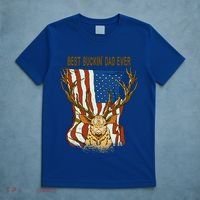Best Buckin Dad Ever Funny Deer Father’S Day Hunting Dad Gift T-Shirt thumb 5