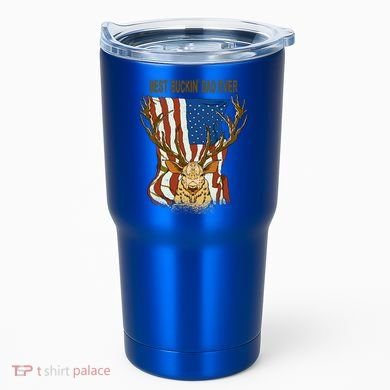 Best Buckin Dad Ever Funny Deer Father’S Day Hunting Dad Gift Tumbler