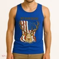 Best Buckin Dad Ever Funny Deer Father’S Day Hunting Dad Gift Tank Top thumb 3