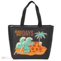 Best Beach Days Skeleton Summer Vibe Tote Bag thumb 0