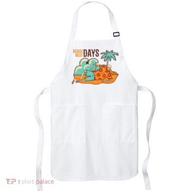 Best Beach Days Skeleton Summer Vibe Apron