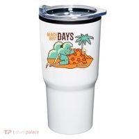 Best Beach Days Skeleton Summer Vibe Tumbler thumb 0