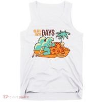 Best Beach Days Skeleton Summer Vibe Tank Top thumb 0