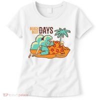 Best Beach Days Skeleton Summer Vibe Women's T-Shirt thumb 0